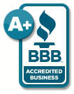 A+ Rating by the Better Business Bureau